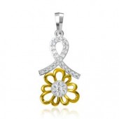 Beautifully Crafted Diamond Pendant Set with Matching Earrings in 18k gold with Certified Diamonds - LPT2175P